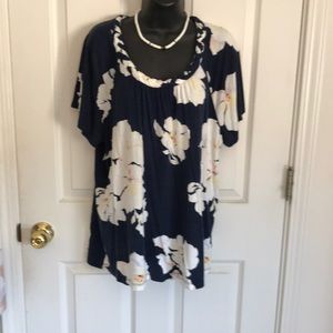 Hawaiin Print Top